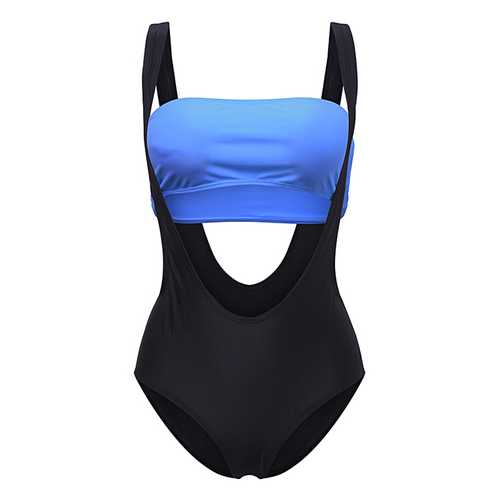 Sexy Hollow Out Wireless Bathing Suits One Piece  Swimwear