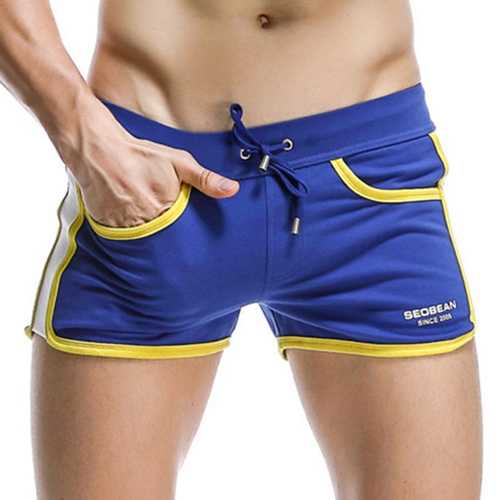 SEOBEAN Mens Casual Home Lounge Sports Shorts Swim Trunks