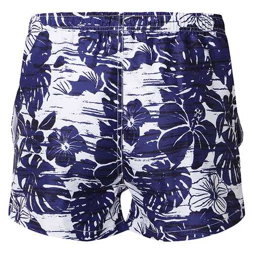 SEOBEAN Fashion Casual Peach Skin Comfortable Printing Surfing Beach Board Shorts for Men