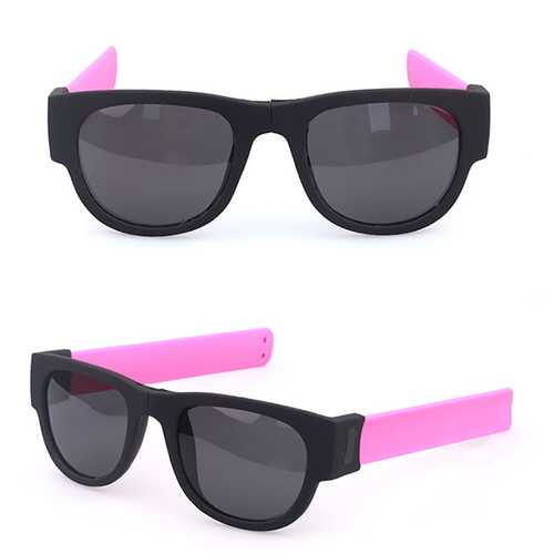 Fashion Summer Foldable Sunglasses Outdoor Polarizing UV400 Riding Glasses For Men Women