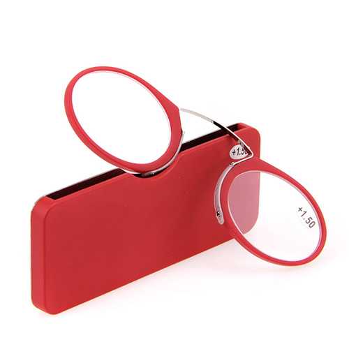 Mini Ultralight Clip Nose Reading Glasses