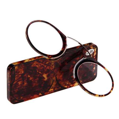 Mini Ultralight Clip Nose Reading Glasses