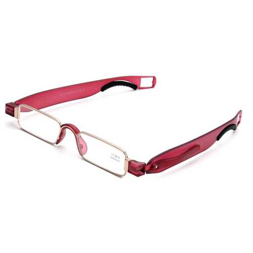 Men Women Portable 360 Rotation Folding Reading Glasses