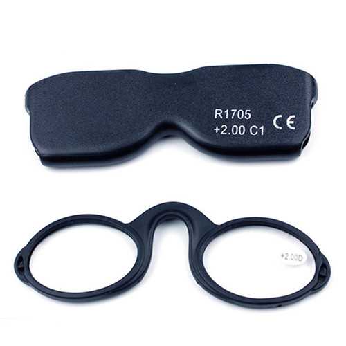 Unisex Portable Hanging Clear Lens Reading Glasses