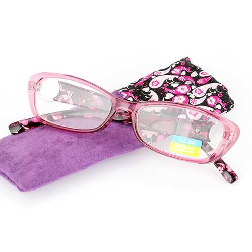 Women Anti-fatigue Resin Lens Lightweight Reading Glasses