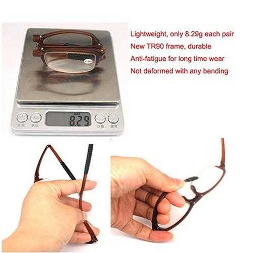 Unisex Portable Scalable Anti-fatigue Reading Glasses