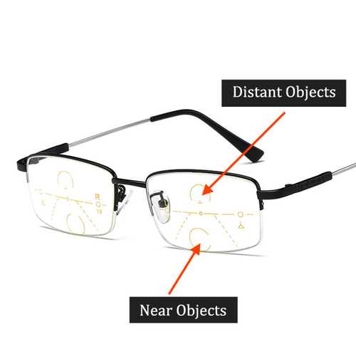 Multi Focus Reading Distant Close Progressive Glasses