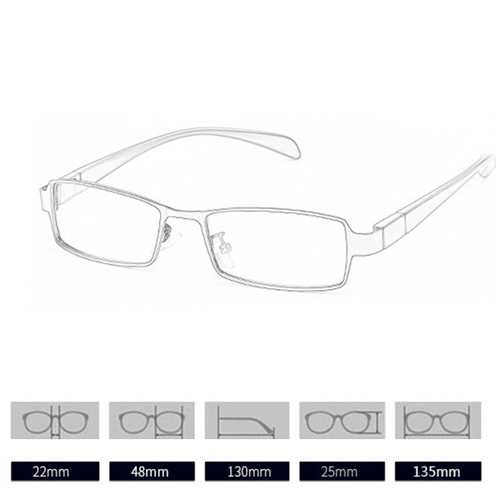 Men Women Folding Presbyopic Glasses With Glasses Case