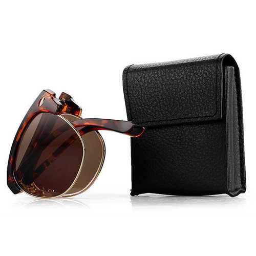 Men Women Folding Presbyopic Glasses With Glasses Case