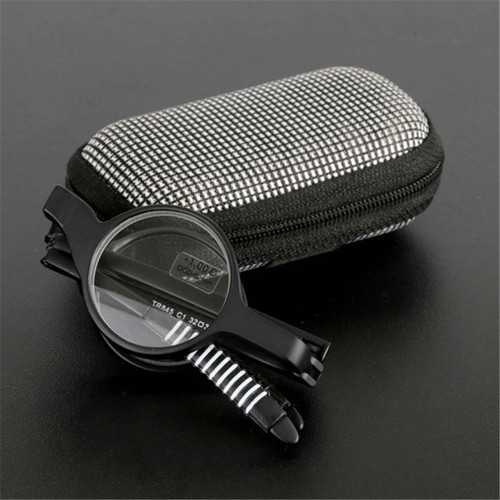 Women Men Folding Reading Glasses With Glasses Case