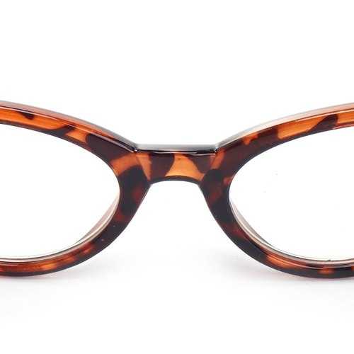 Women Classic Cat Eye Style Leopard Retro Glasses