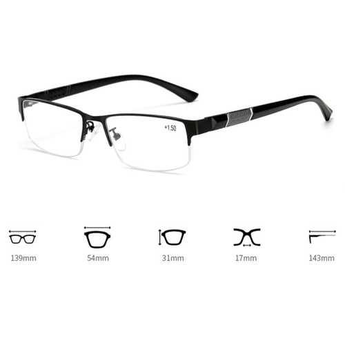 Men Women Round Half-Frame Readers Reading Computer Glasses