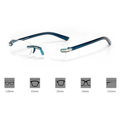 Men Women HD Frameless Reading Glasses