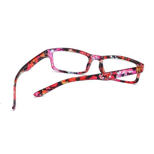 Men Women Floral Resin HD Reading Glasses