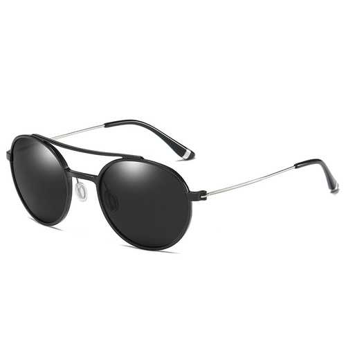 Men Women Driving Classsic Round Polarized Glasses