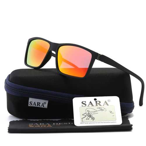 Men Women Summer Square Retro UV400 Polarized Sunglasses