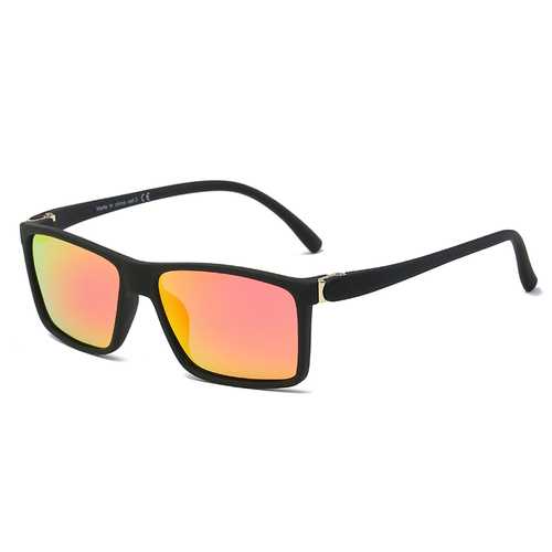 Men Women Summer Square Retro UV400 Polarized Sunglasses