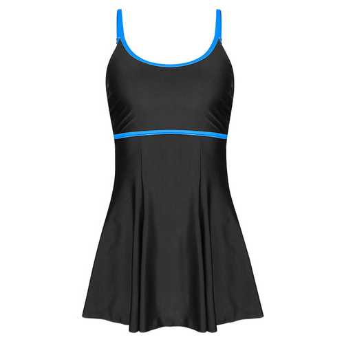 KissLace Hit Color Adjusted Slim Fit Swimdress With Bottom