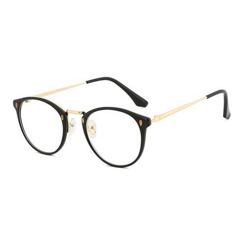 Women Men Metal Frame Blue Light Blocking Glasses