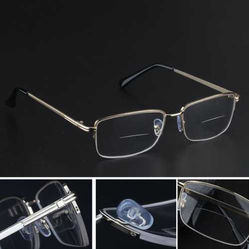 Metal Round Lightweight Bifocal Reading Glasses