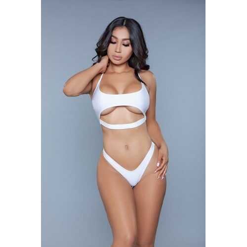 1975 Gianna 2 Piece Swimsuit White