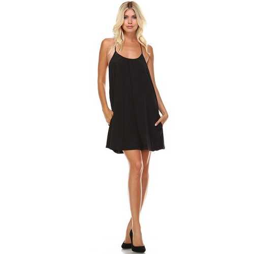 Women's Spaghetti-Strap Swing Dress