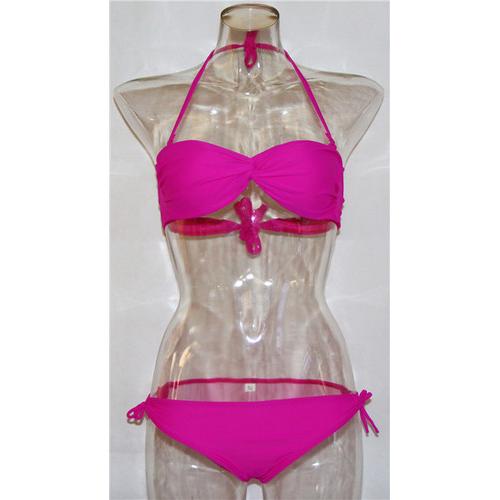 Wholesale Halter Push Up Swimsuit Rose