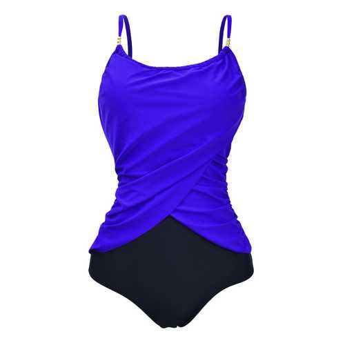 Plus Size Retro Fashion One-piece Swimsuit