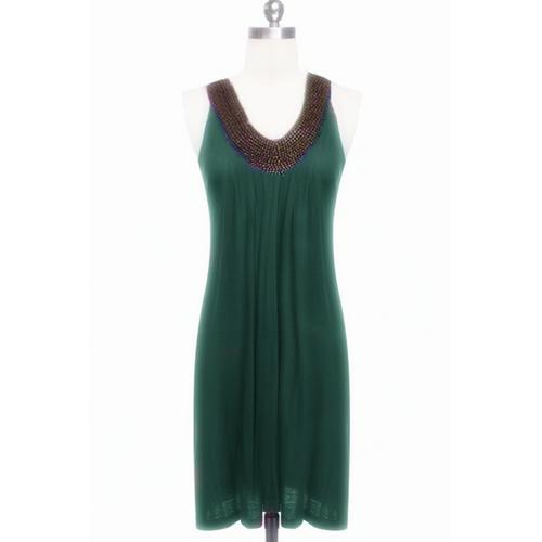 Green hot sale beach dress