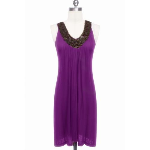 Purple hot sale beach dress