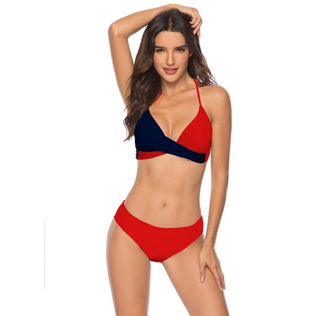 Sexy Women Bikini Set Female Push Up Swimsuit Swimwear Swim Separate Two Piece Brazilian Bathing Suit Large Plus Size XXXL