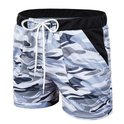 Men Casual Camouflage Swimming Trunks Drawstring Beach Shorts Briefs Swimwear swimsuit mens swim Beach Shorts