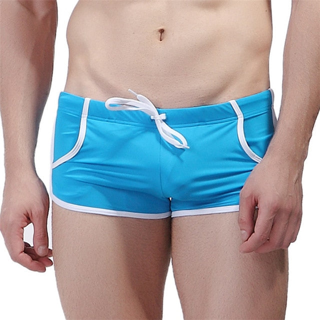 Summer New Style Men's Swimwear Trunks Sexy Fashion Mens Board Shorts Plus Size S-XL Swimwear Shorts For Men Beach Shorts