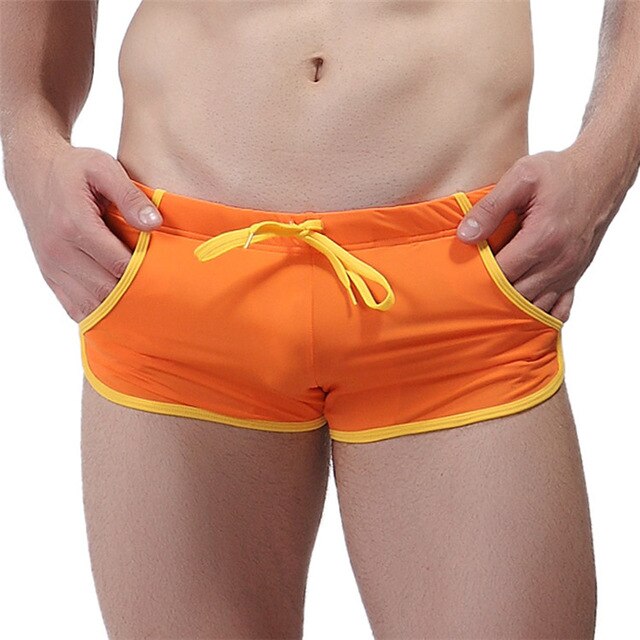 Summer New Style Men's Swimwear Trunks Sexy Fashion Mens Board Shorts Plus Size S-XL Swimwear Shorts For Men Beach Shorts