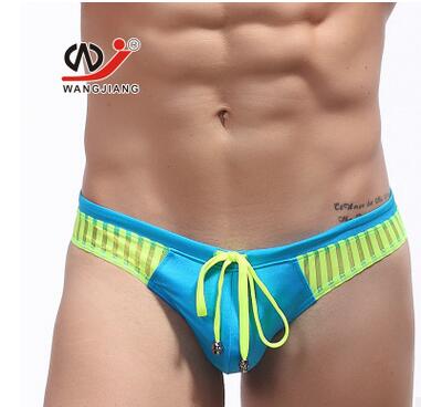 Wangjiang Swimwear Shorts Men Brand Sexy Mesh Bermuda Board Shorts Micro Beach Swimwear Boarshorts Push Up