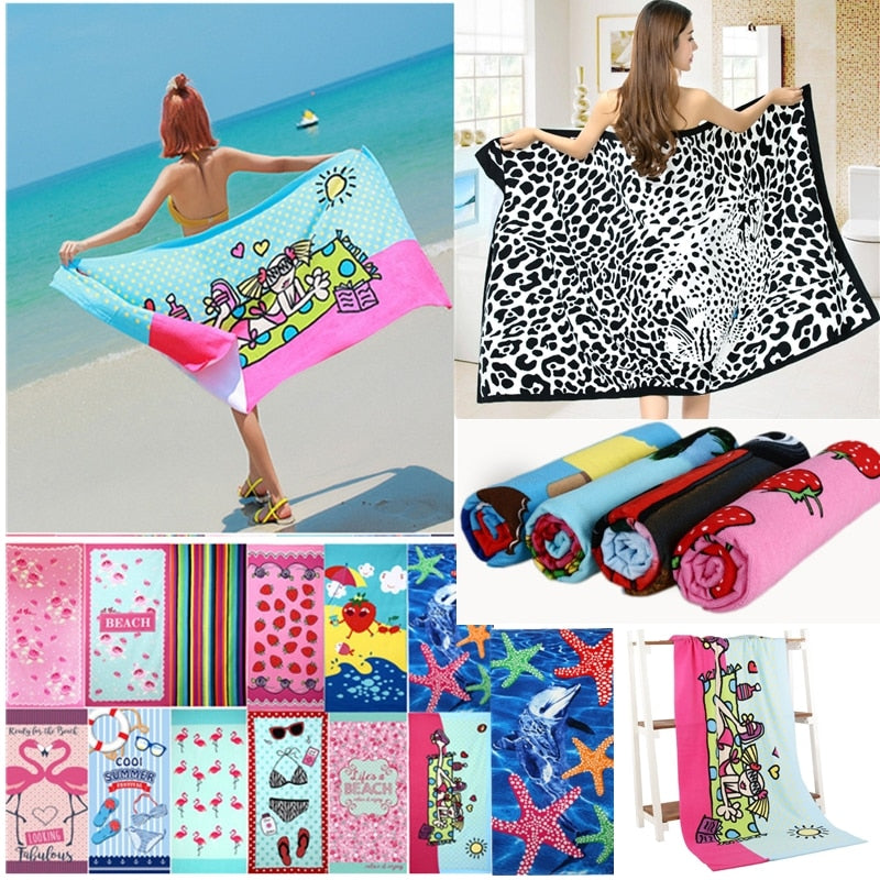 Cotton Large Beach Towel Sheet Holiday Camping Travel Costume Towels Gym Sauna Towel